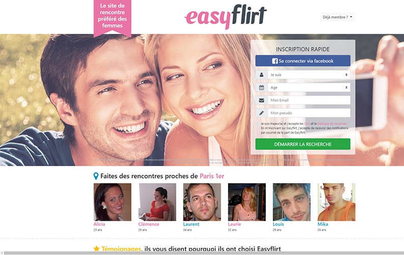Easyflirt rencontre, aperçu